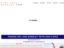 Tablet Screenshot of fishlakebarkley.com